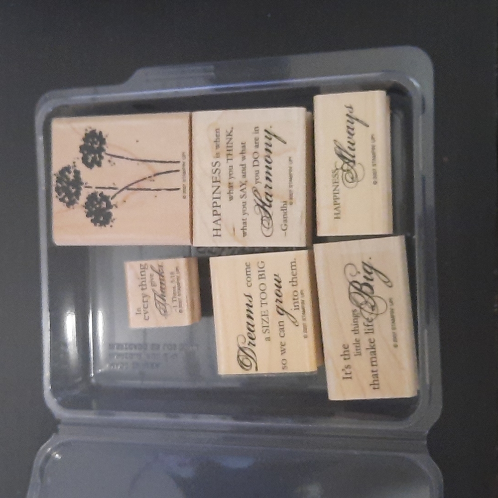 Happy Harmony rubber stamp set